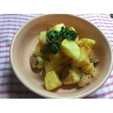 じゃがいものガーリック揚げ